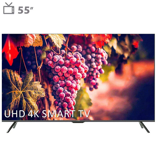 تلویزیون هوشمند ایکس ویژن مدل 55XYU775، کیفیت تصویر Ultra HD و 4K، سیستم عامل Android، پشتیبانی از شبکه‌های تلویزیونی 4K، ماشین زمان، WIFI Screen Mirror، سایز 55 اینچ، تعداد درگاه‌های HDMI سه عدد و تعداد درگاه‌های USB دو عدد